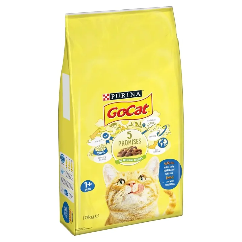 GO-CAT TUNA HERRING and VEG 10KG